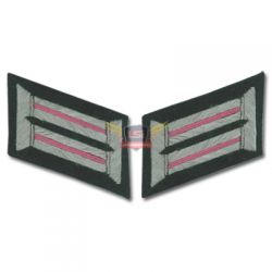 Army Officer Collar Tabs - Infantry - Pink