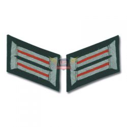 Army Officer Collar Tabs - Infantry - Red